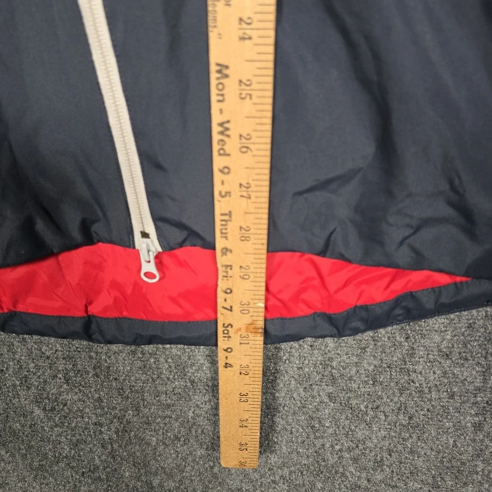 Oobee Chick Fil A Northeast 8 Rain Jacket Men's Size Large Blue Full Zip Hooded